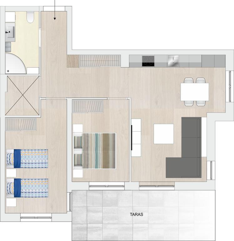 Apartament Blue Sky Колобжег Экстерьер фото